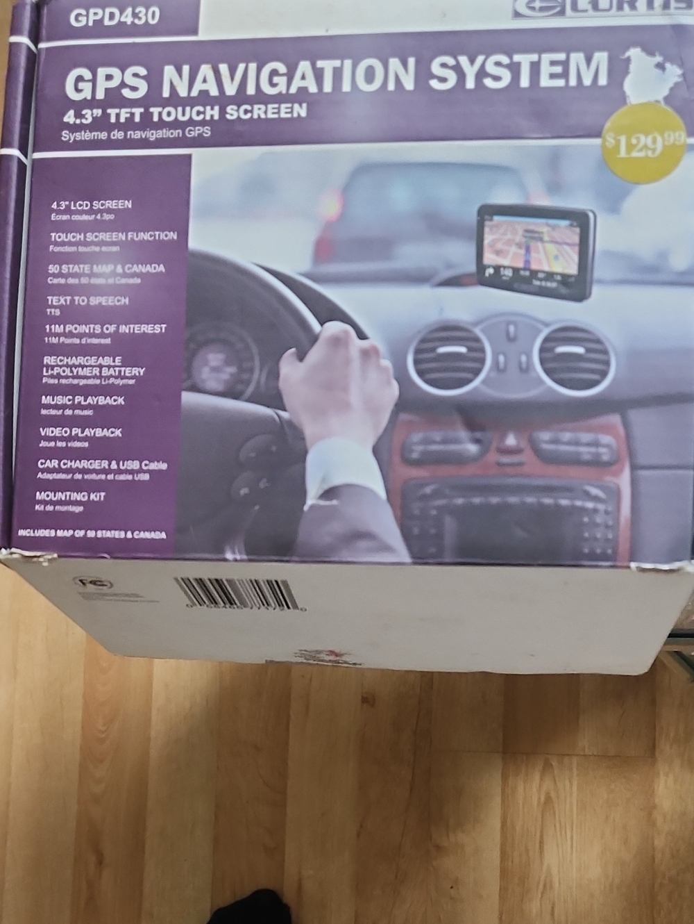 GPD430 4.3" GPS Navigation System - Purple